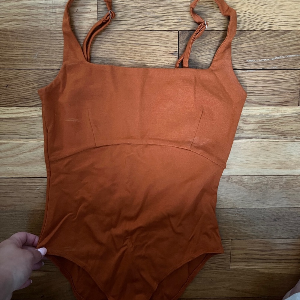 Rust Orange Bodysuit